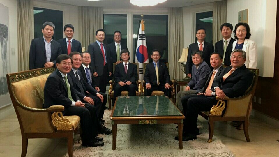 한국상사지사협의회(KITA) 임원단 초청 관저만찬 개최